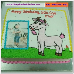 Bánh Sinh Nhật Con Dê - YK16